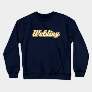 Welding typography Crewneck Sweatshirt